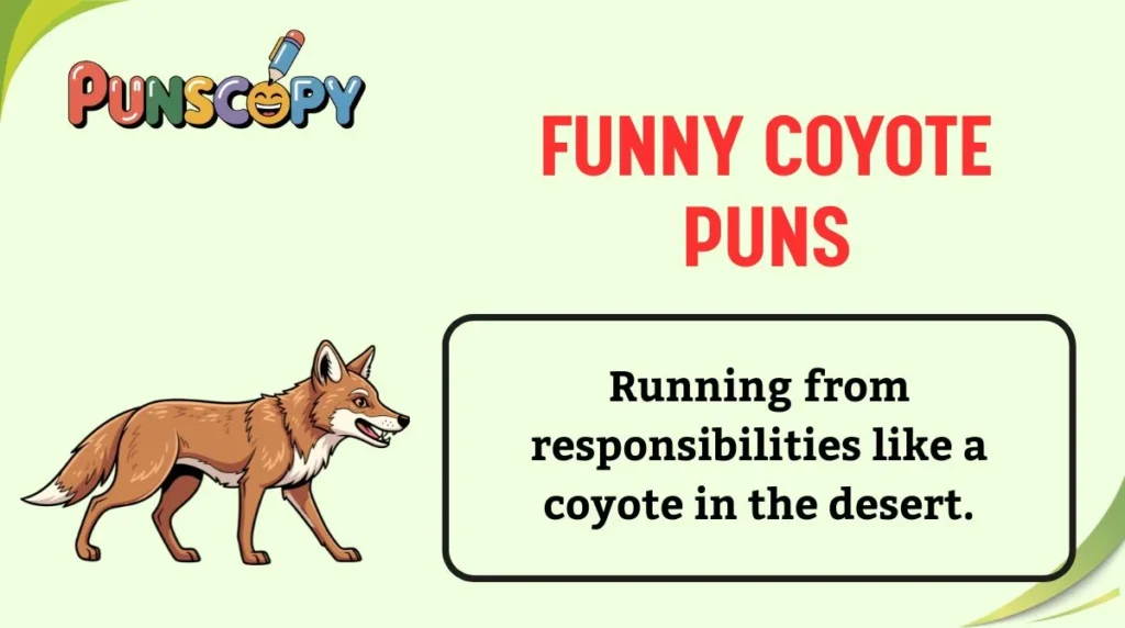 Funny Coyote Puns