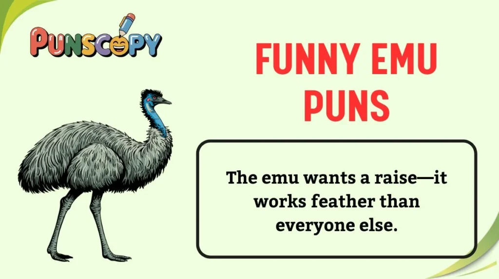 Funny Emu Puns