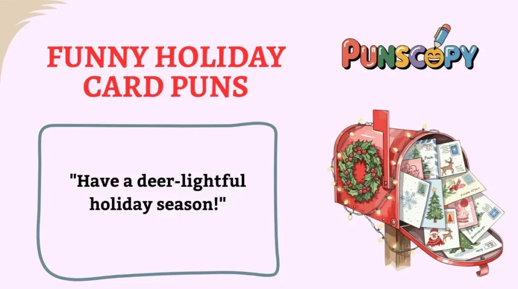 Funny Holiday Card Puns