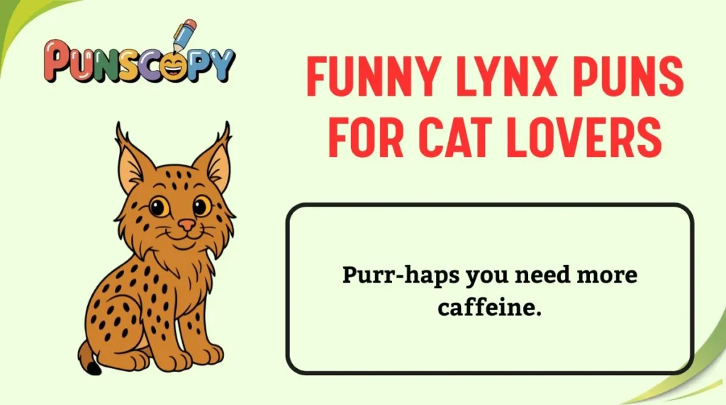 Funny Lynx Puns for Cat Lovers