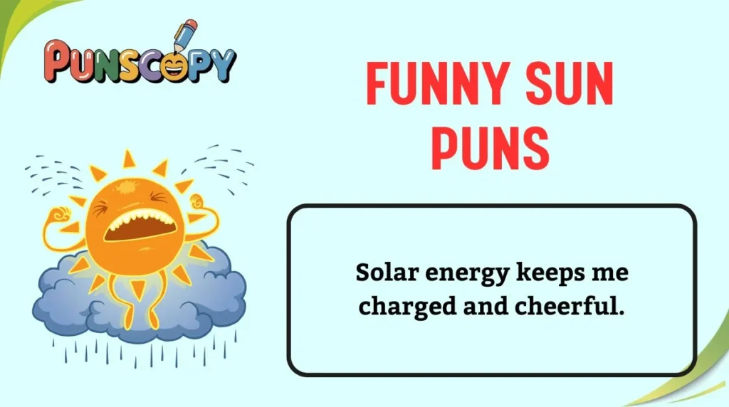 Funny Sun Puns