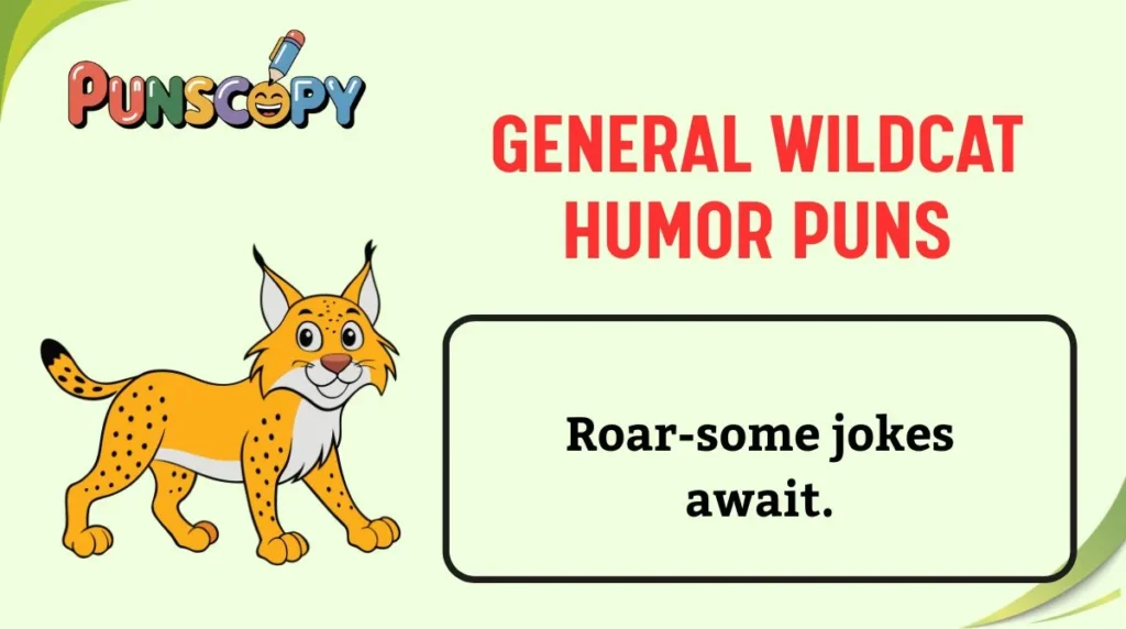 General Wildcat Humor Puns