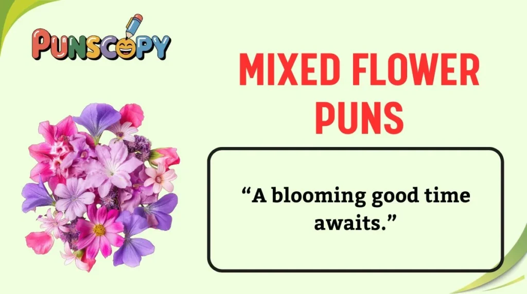Mixed Flower Puns