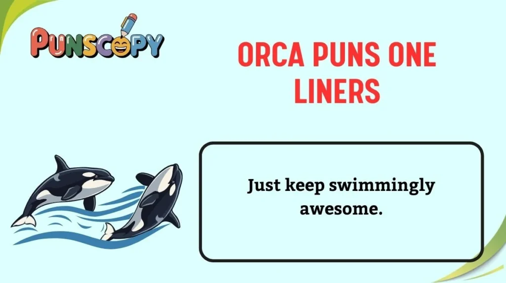 Orca Puns One Liners