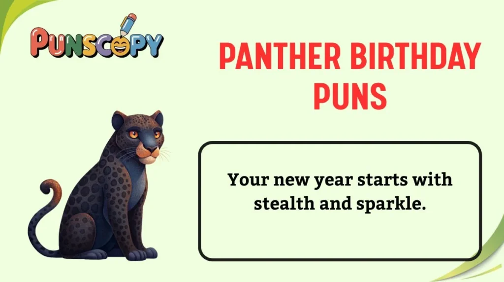 Panther Birthday Puns