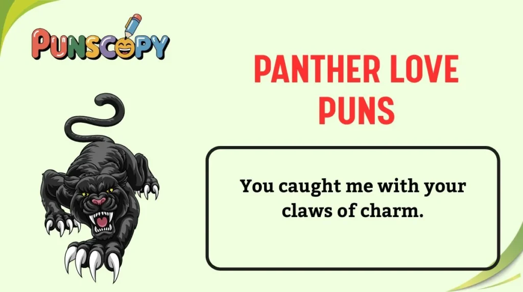 Panther Love Puns