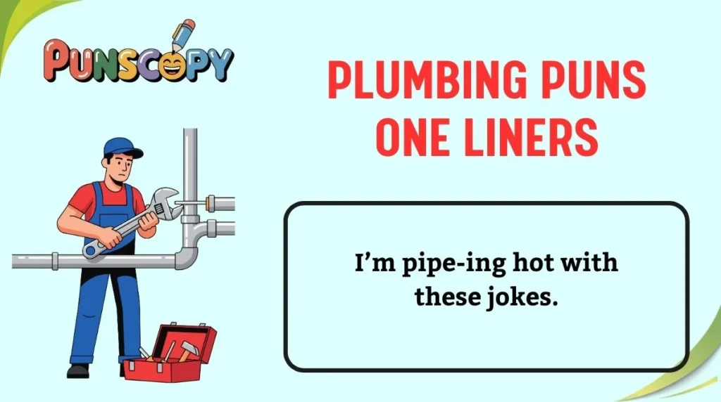 Plumbing Puns One Liners