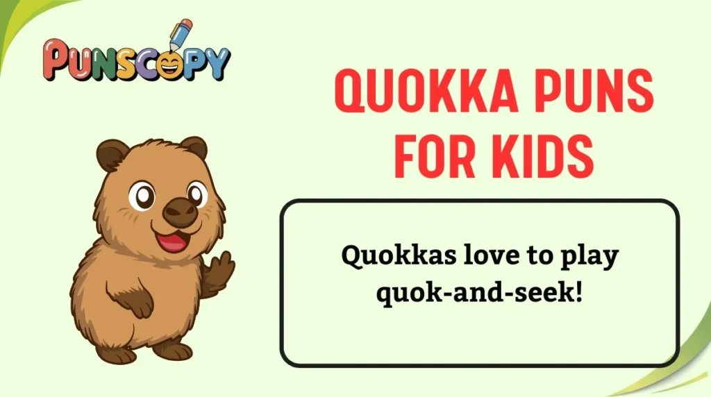 Quokka Puns for Kids