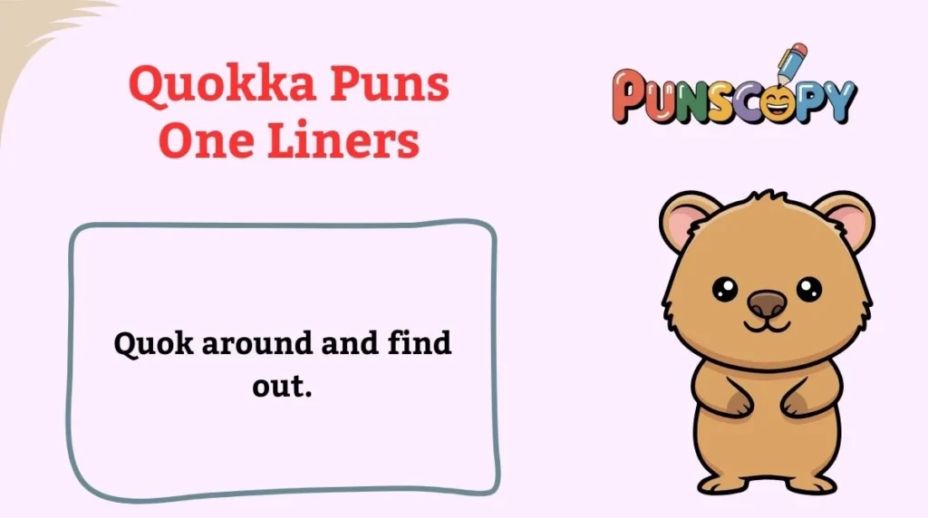 Quokka Puns One Liners