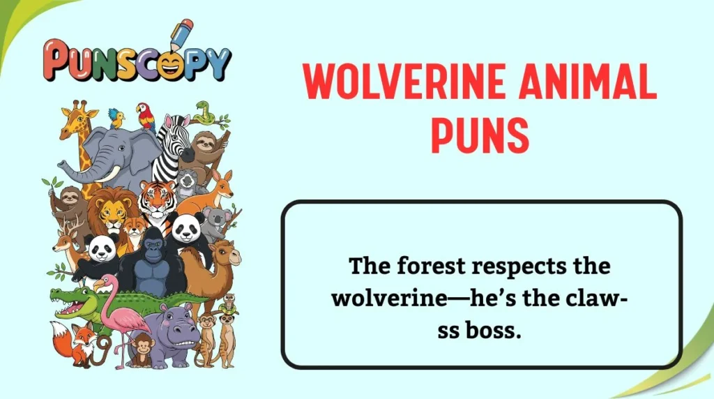 Wolverine Animal Puns