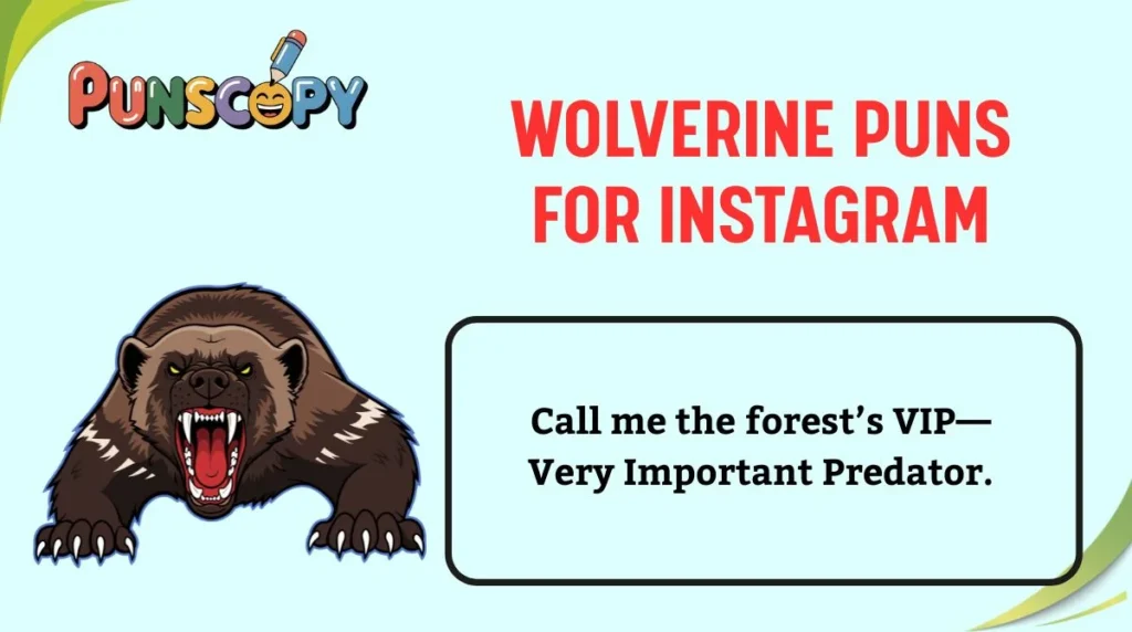 Wolverine Puns for Instagram