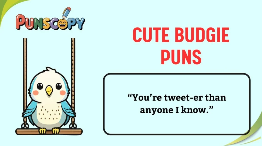 Cute Budgie Puns