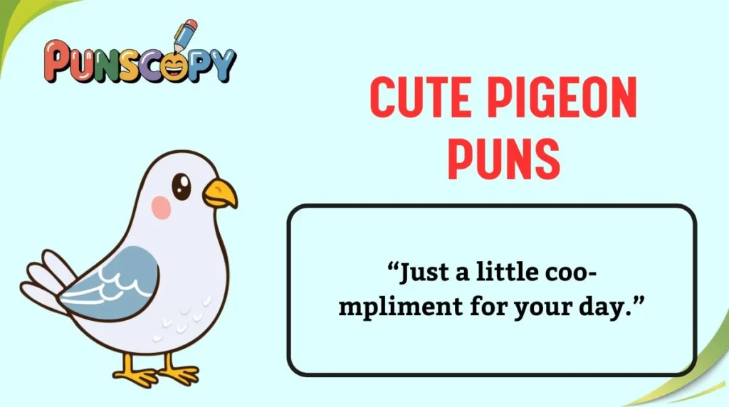 Cute Pigeon Puns