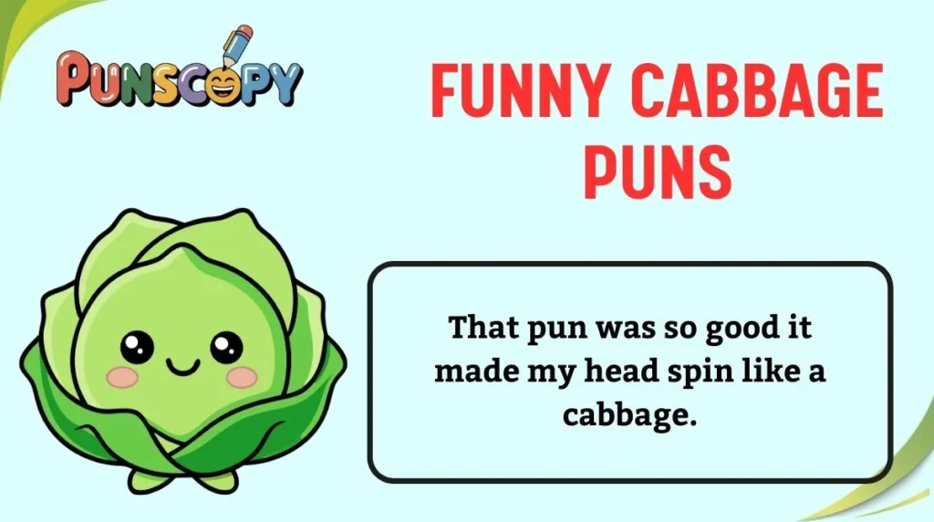 Funny Cabbage Puns