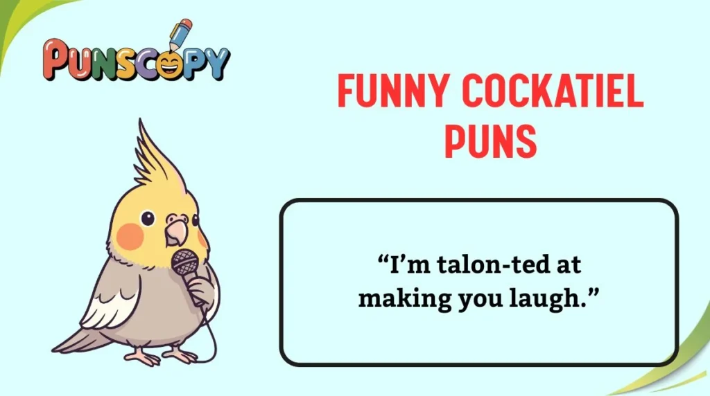 Funny Cockatiel Puns