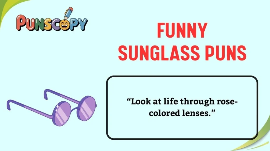 Funny Sunglass Puns