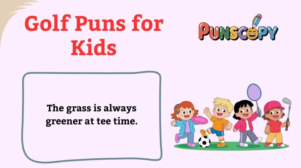 Golf Puns for Kids