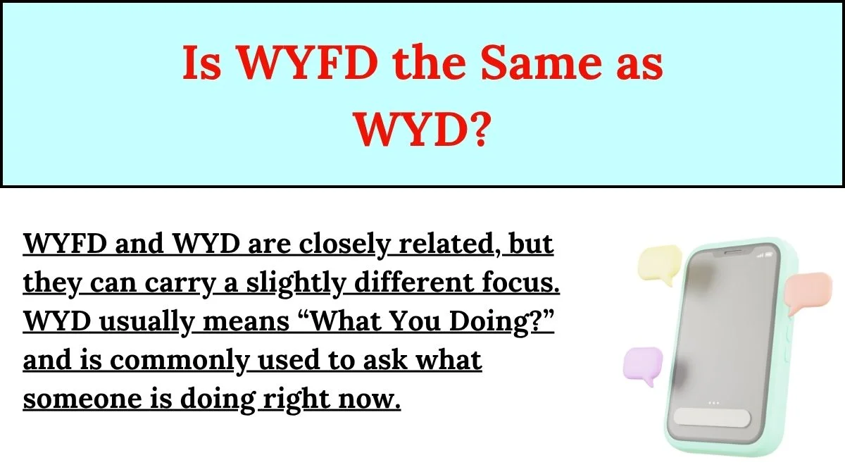 Is WYFD the Same as WYD?