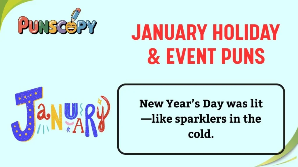 January Holiday & Event Puns