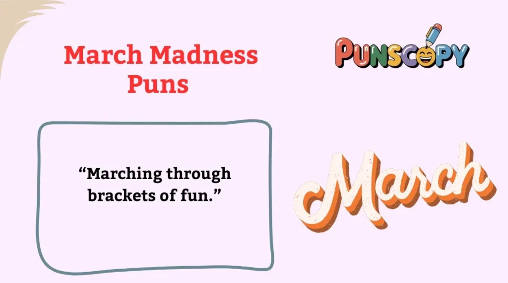 March Madness Puns