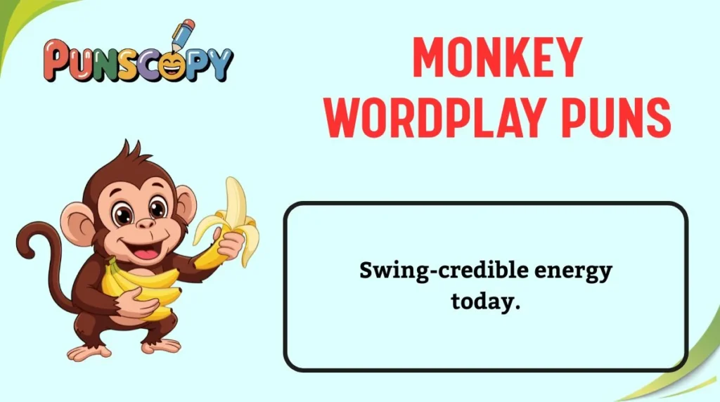 Monkey Wordplay Puns