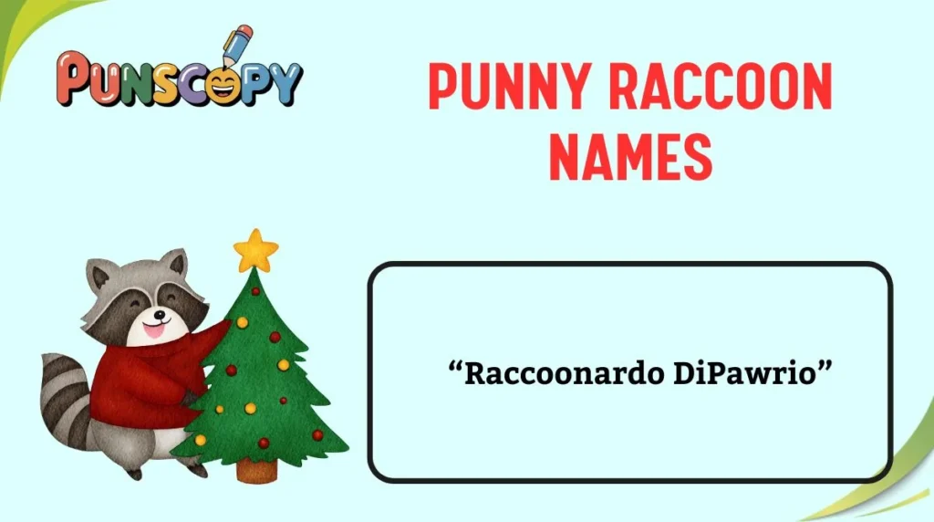 Punny Raccoon Names