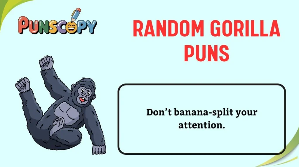 Random Gorilla Puns