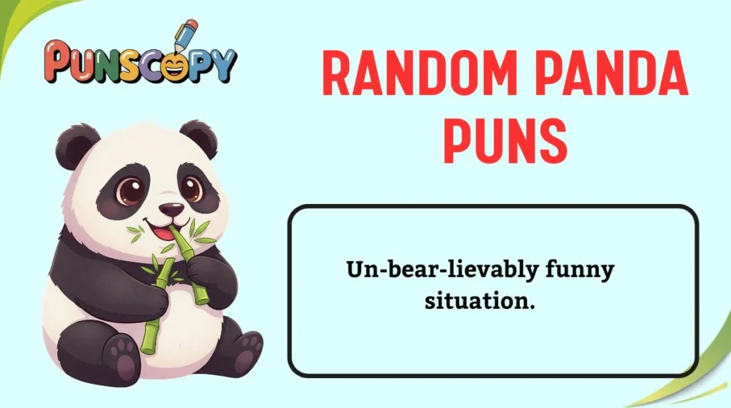 Random Panda Puns