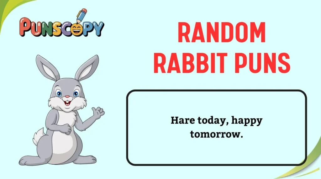 Random Rabbit Puns