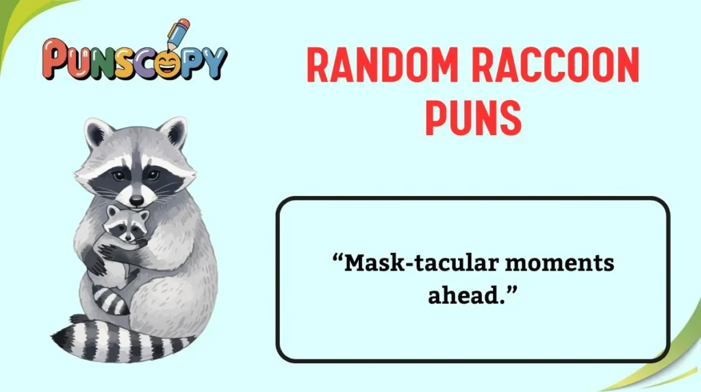 Random Raccoon Puns