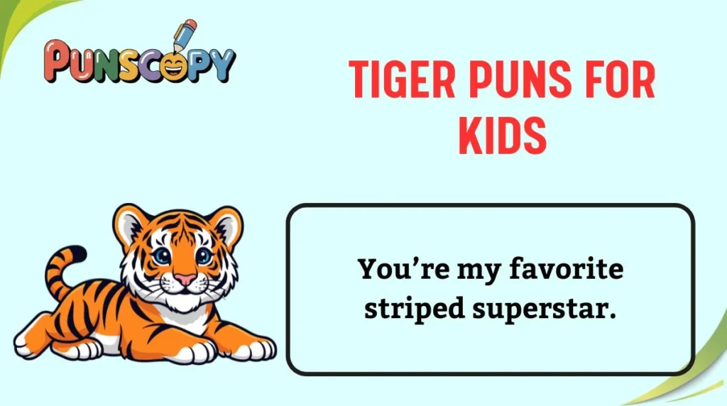 Tiger Puns for Kids
