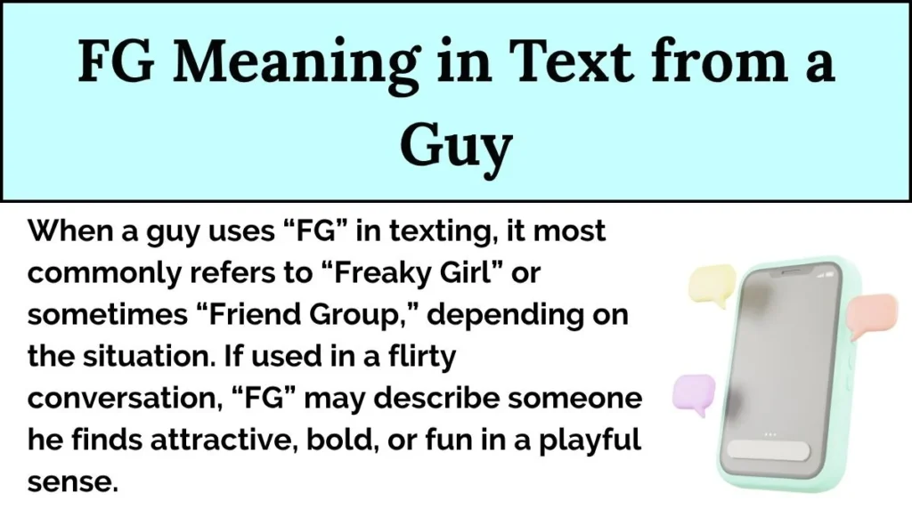 FG Meaning in Text from a Guy
