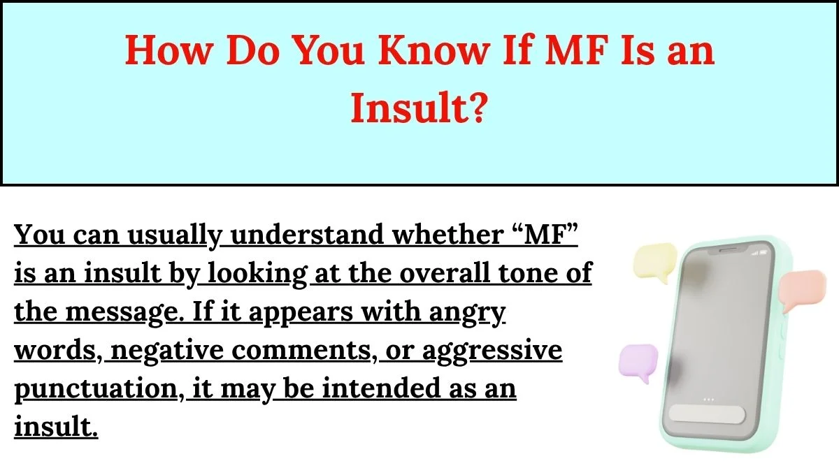 How Do You Know If MF Is an Insult?
