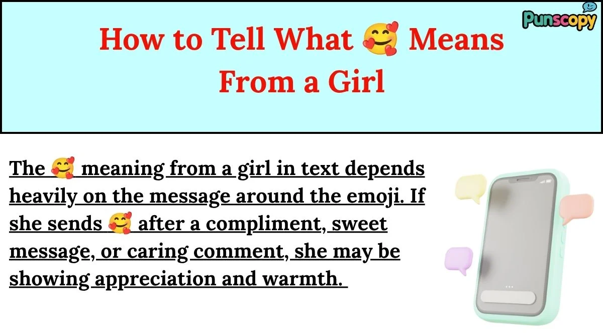 How to Tell What 🥰 Means From a Girl