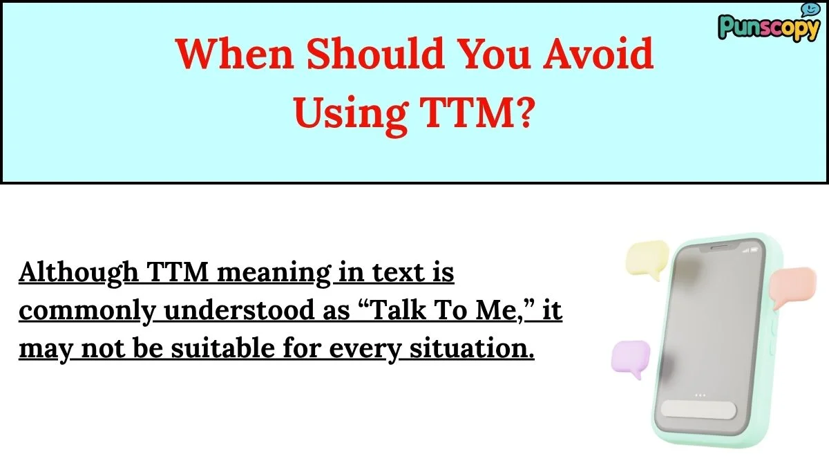 When Should You Avoid Using TTM?