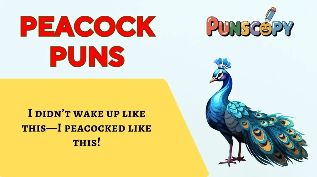Peacock Puns