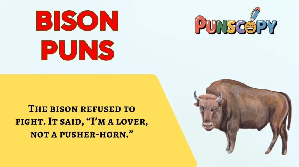 Bison Puns
