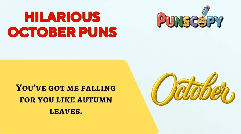 Hilarious October Puns