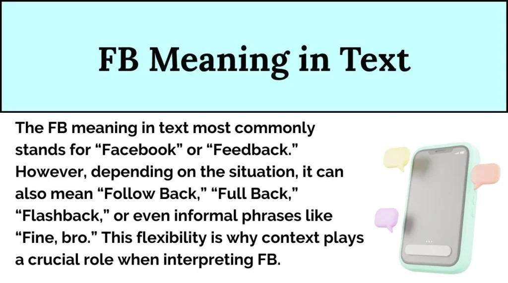 FB Meaning in Text