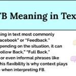 FB Meaning in Text