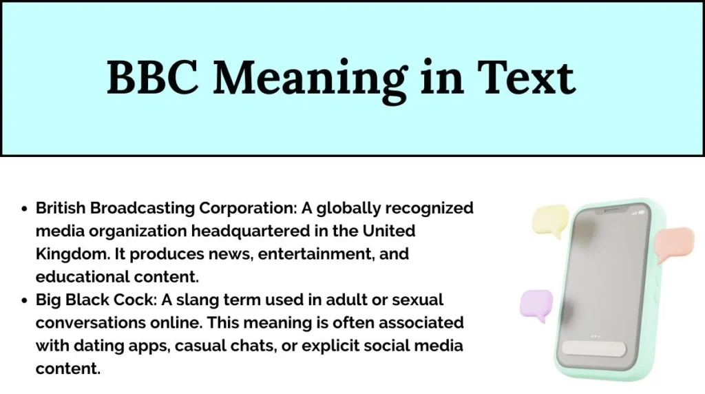 BBC Meaning in Text