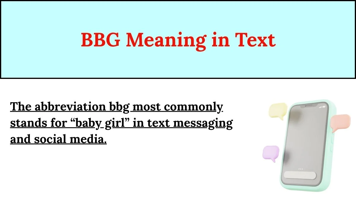 BBG Meaning in Text