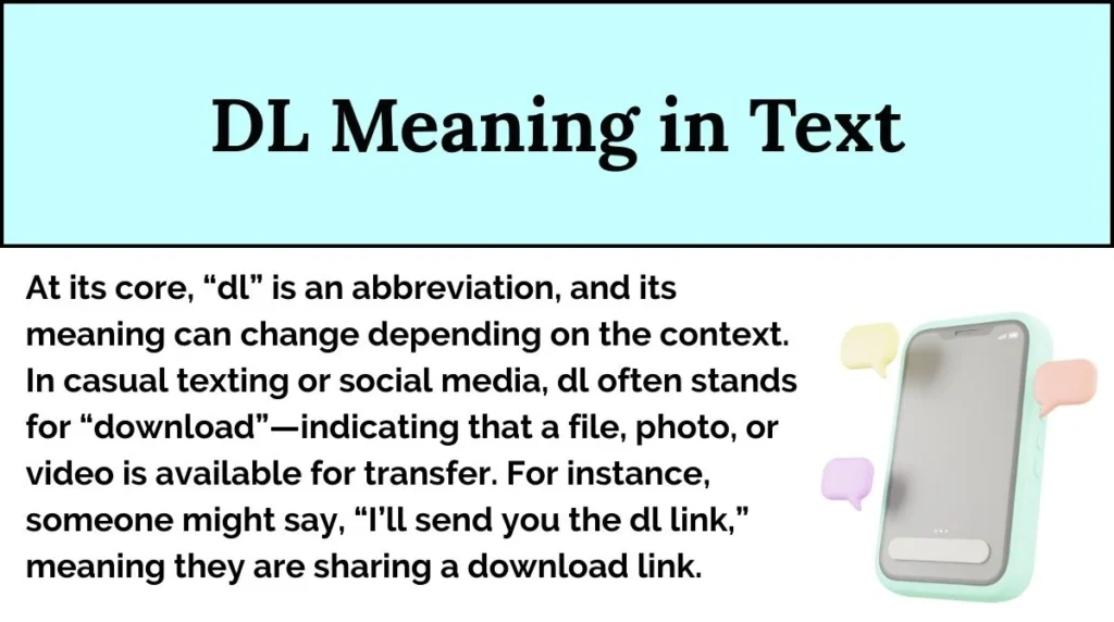 DL Meaning in Text