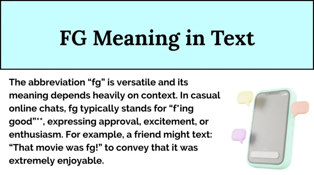 FG Meaning in Text