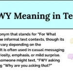 FWY Meaning in Text
