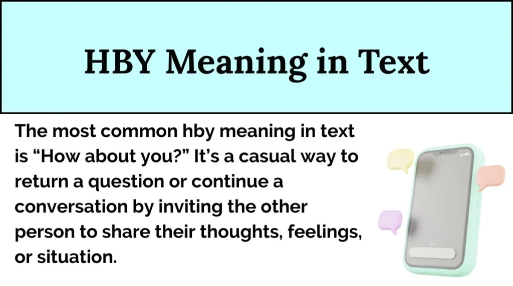 HBY Meaning in Text