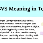 LBVS Meaning in Text