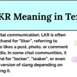 LKR Meaning in Text