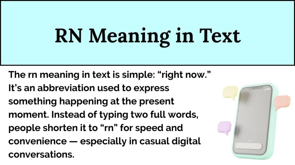 RN Meaning in Text