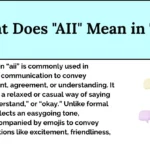 What Does "AII" Mean in Text
